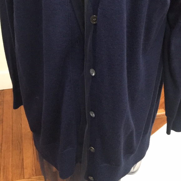J. Crew Long Cardigan Buttoned Cardigan 100% Wool - Picture 3 of 9